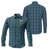 Clan Keith Crest Tartan Long Sleeve Shirt PC585