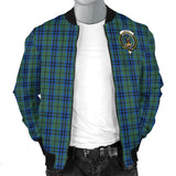 Clan Keith Crest Tartan Bomber Jacket ZJ400