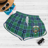 Clan Keith Ancient Crest Tartan Womens Shorts NW1776