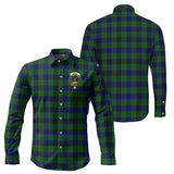 Clan Keith Modern Crest Tartan Long Sleeve Shirt PC586