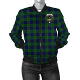 Clan Keith Modern Crest Tartan Bomber Jacket ZJ399