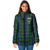 Clan Keith Modern Crest Tartan Padded Jacket RF399