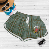 Clan Kelly Dress Crest Tartan Womens Shorts NW1773