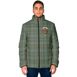 Clan Kelly Dress Crest Tartan Padded Jacket RF401