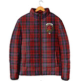 Clan Kelly of Sleat Red Crest Tartan Padded Jacket RF403