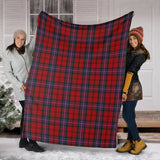 Clan Kelly of Sleat Red Tartan Blanket U472