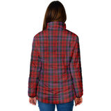 Clan Kelly of Sleat Red Crest Tartan Padded Jacket RF403