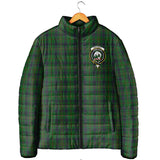 Clan Kennedy Crest Tartan Padded Jacket RF406