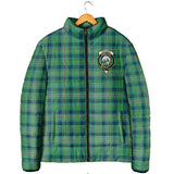 Clan Kennedy Ancient Crest Tartan Padded Jacket RF404