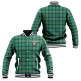 Clan Kennedy Ancient Crest Tartan Baseball Jacket JM579