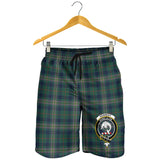 Clan Kennedy Modern Crest Tartan Mens Shorts NS578