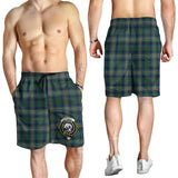 Clan Kennedy Modern Crest Tartan Mens Shorts NS578