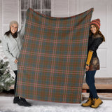 Clan Kennedy Weathered Tartan Blanket U476