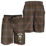 Clan Kennedy Weathered Crest Tartan Mens Shorts NS577