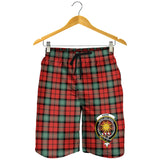 Clan Kerr Ancient Crest Tartan Mens Shorts NS575