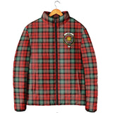 Clan Kerr Ancient Crest Tartan Padded Jacket RF408