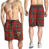 Clan Kerr Ancient Crest Tartan Mens Shorts NS575