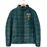 Clan Kerr Hunting Crest Tartan Padded Jacket RF409