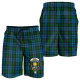 Clan Kerr Hunting Crest Tartan Mens Shorts NS574