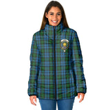 Clan Kerr Hunting Crest Tartan Padded Jacket RF409