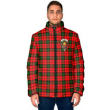 Clan Kerr Modern Crest Tartan Padded Jacket RF410