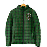 Clan Kincaid Crest Tartan Padded Jacket RF413