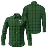 Clan Kincaid Crest Tartan Long Sleeve Shirt PC572