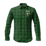 Clan Kincaid Crest Tartan Long Sleeve Shirt PC572