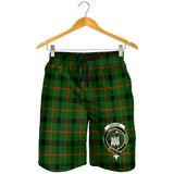 Clan Kincaid Modern Crest Tartan Mens Shorts NS571