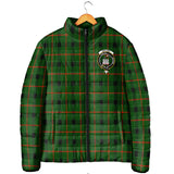 Clan Kincaid Modern Crest Tartan Padded Jacket RF412