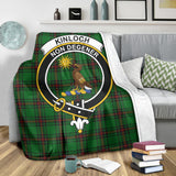 Clan Kinloch Crest Tartan Blanket UC416