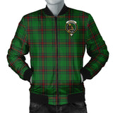 Clan Kinloch Crest Tartan Bomber Jacket ZJ414