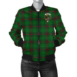 Clan Kinloch Crest Tartan Bomber Jacket ZJ414