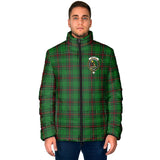 Clan Kinloch Crest Tartan Padded Jacket RF414