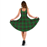 Clan Kinloch Tartan Sleeveless Midi Womens Dress VS742