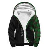 Clan Kinloch Crest Tartan Sherpa Hoodie Curve Style CE573