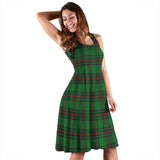 Clan Kinloch Tartan Sleeveless Midi Womens Dress VS742