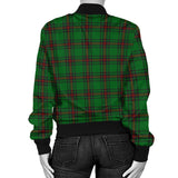 Clan Kinloch Crest Tartan Bomber Jacket ZJ414