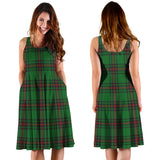 Clan Kinloch Tartan Sleeveless Midi Womens Dress VS742