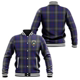 Clan Kinnaird Crest Tartan Baseball Jacket JM568