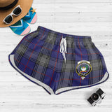 Clan Kinnaird Crest Tartan Womens Shorts NW1759