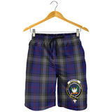 Clan Kinnaird Crest Tartan Mens Shorts NS568