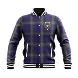 Clan Kinnaird Crest Tartan Baseball Jacket JM568