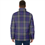 Clan Kinnaird Crest Tartan Padded Jacket RF415