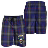 Clan Kinnaird Crest Tartan Mens Shorts NS568