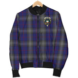 Clan Kinnaird Crest Tartan Bomber Jacket ZJ415