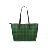 Clan Kinnear Tartan Leather Tote Bag MT721