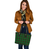 Clan Kinnear Tartan Leather Tote Bag MT721