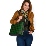 Clan Kinnear Tartan Leather Tote Bag MT721