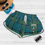 Clan Kirkpatrick Crest Tartan Womens Shorts NW1755